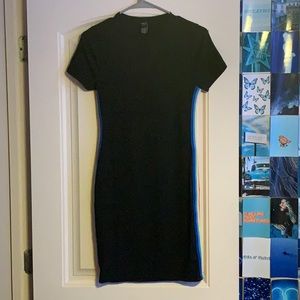 Super cute dress with rainbow strips on the side